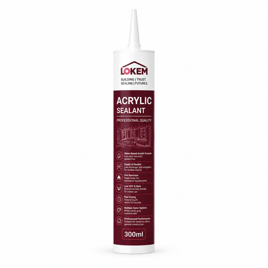 Water Based Acrylic Sealant – High-Performance DIY Acrylic Solution for Windows, Doors & General Construction – LOKEM FNS210