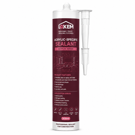 FNS302 Acrylic Silicone Sealant white construction gap filler adhesive