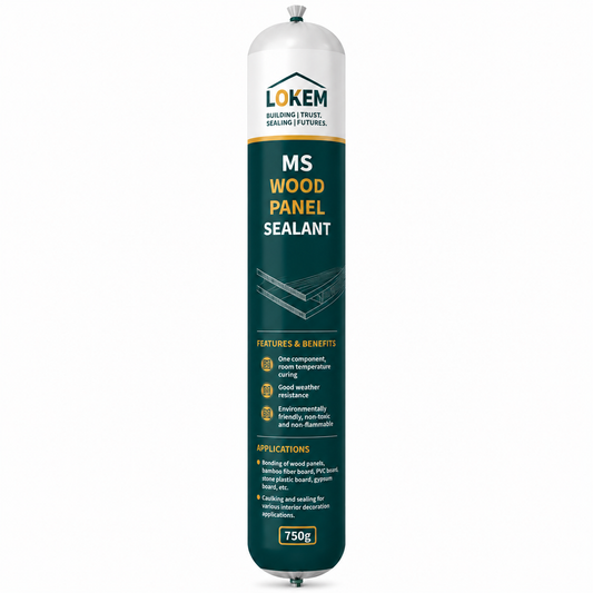 MS Wood Panel Sealant one‑component MS polymer adhesive for strong wood & metal panel bonding paintable finish