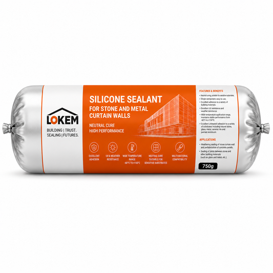 Silicone sealant for stone and metal curtain walls flexible waterproof weatherproof seal