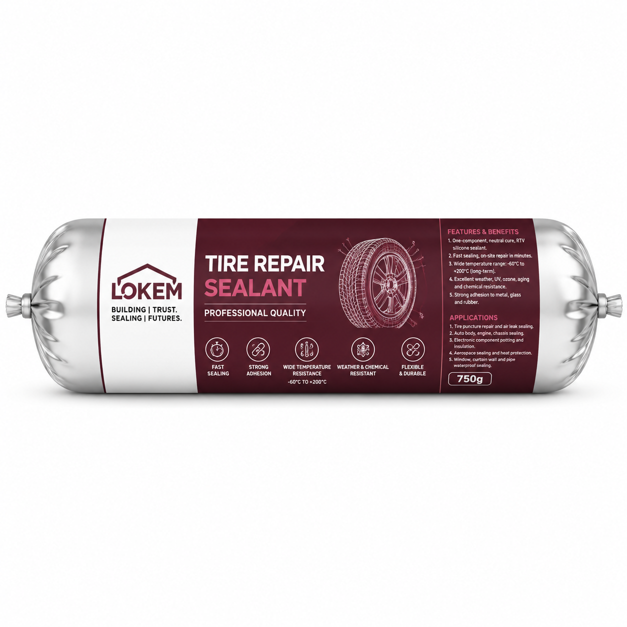 Automotive tire repair sealant XL‑2218 neutral formula puncture sealant